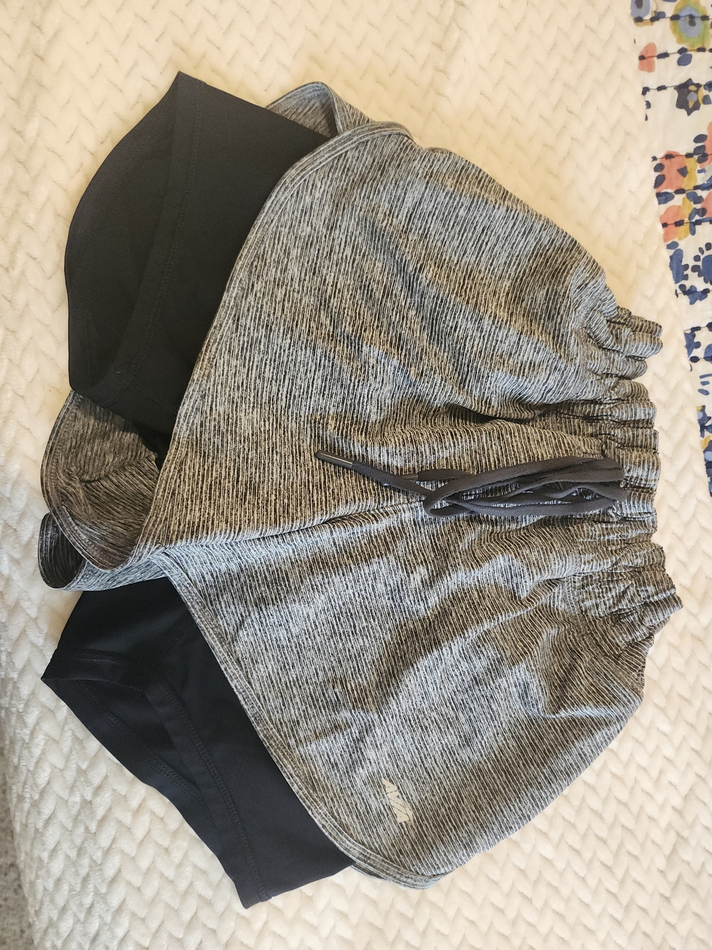 Avia Gray and Black Athletic Shorts
